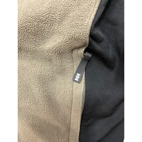 Helly Hanson Men's Pro Fleece Jacket Black Olive Hiking Outdoor Size M - Picture 3 of 5